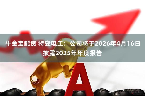牛金宝配资 特变电工：公司将于2026年4月16日披露2025年年度报告