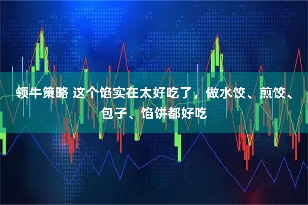 领牛策略 这个馅实在太好吃了，做水饺、煎饺、包子、馅饼都好吃
